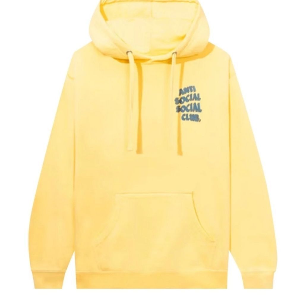 Anti Social Social Club How Deep Hoodie 'Yellow'